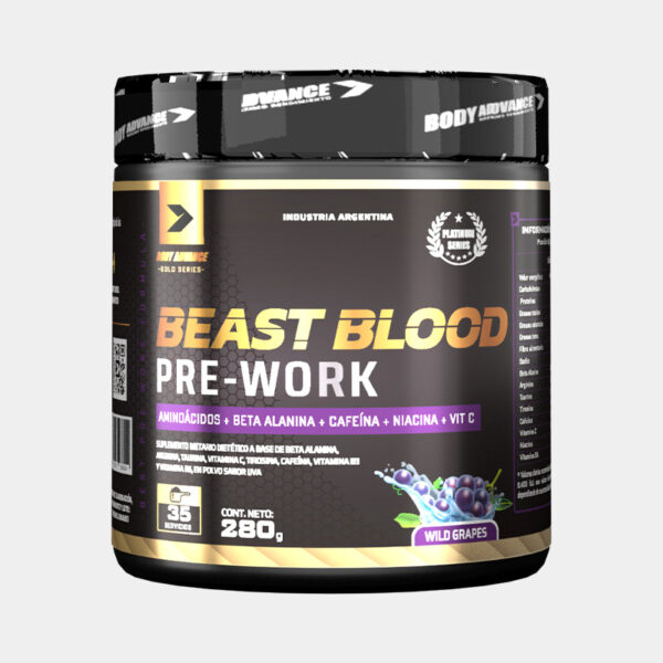 Beast Blood Pre-Work - Body Advance Platinum Series (Uva)