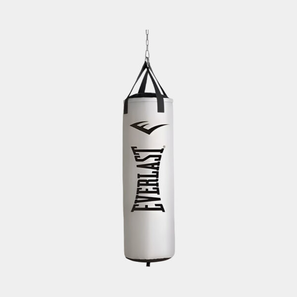 Bolsa De Boxeo 70lbs Con Cadena - Everlast MMA Polycanvas (Plateado)