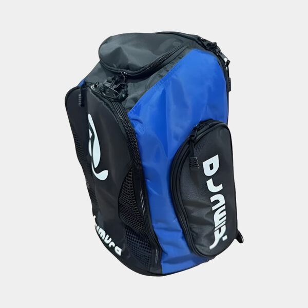 Bolso Mochila Multifunción Deportivo - Kimura Basic Box (Negro/Azul)