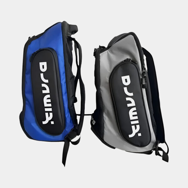 Bolso Mochila Multifunción Deportivo - Kimura Basic Box (Negro/Azul)