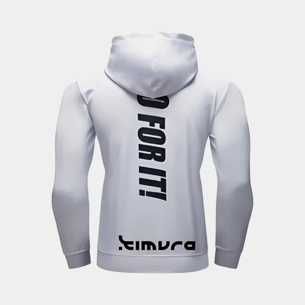 Buzo Deportivo Con Capucha Hoodie - Kimura Pitbull (Blanco)