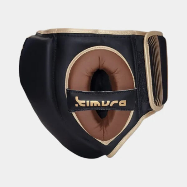 Cabezal De Boxeo Con Protección Pómulo Y Mentón - Kimura Gladiador (Negro)
