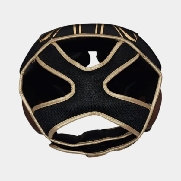 Cabezal De Boxeo Con Protección Pómulo Y Mentón - Kimura Gladiador (Negro)