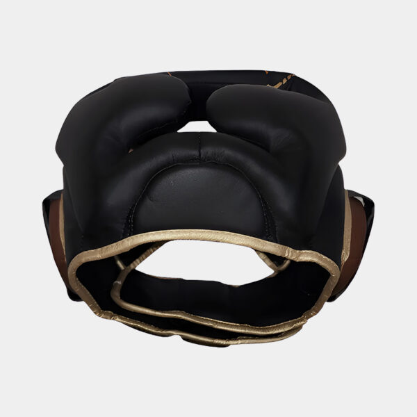 Cabezal De Boxeo Con Protección Pómulo Y Mentón - Kimura Gladiador (Negro)