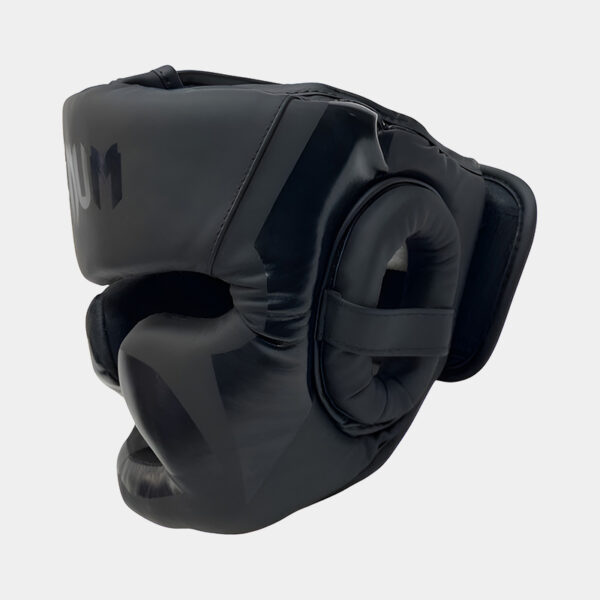 Cabezal De Boxeo Protección Pómulo Mentón - Venum Challenger (Negro) - Imagen 3