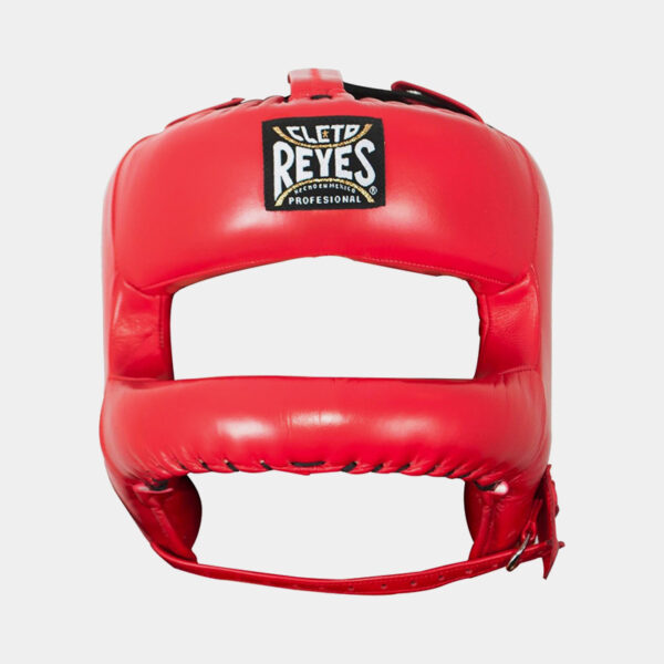 Cabezal Profesional Con Barra Protección Maxilar - Cleto Reyes (Rojo)