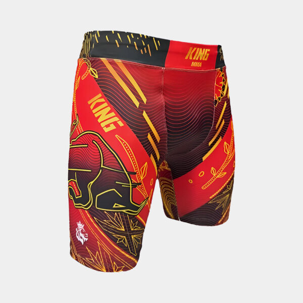 Calza Corta Deportiva - King MMA Matador (Naranja) - Imagen 2