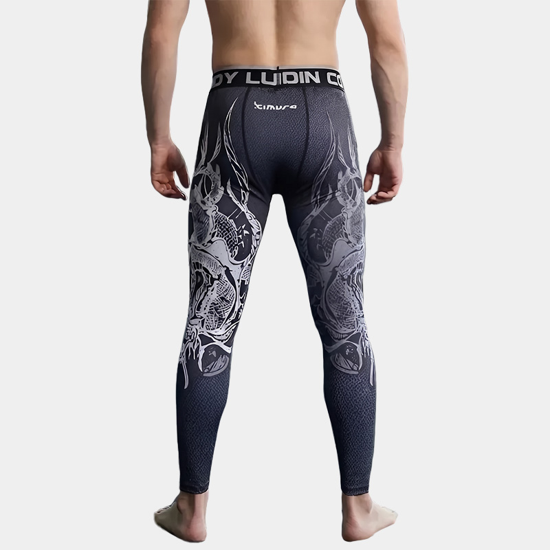 Calza Larga Deportiva Compresión - Kimura (Negro) - Imagen 2
