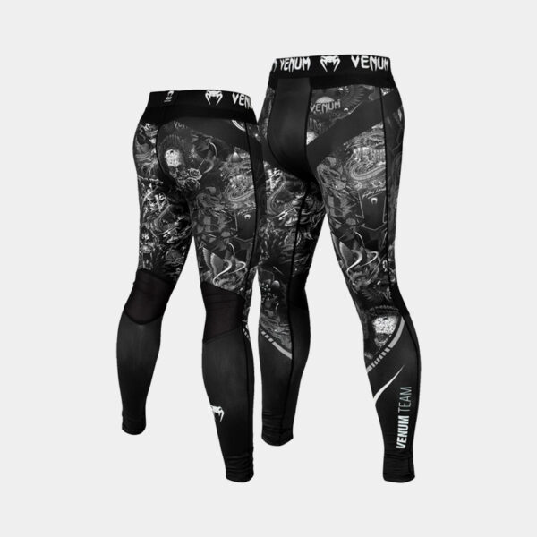 Calza Larga Deportiva Compresión - Venum Art (Negro)