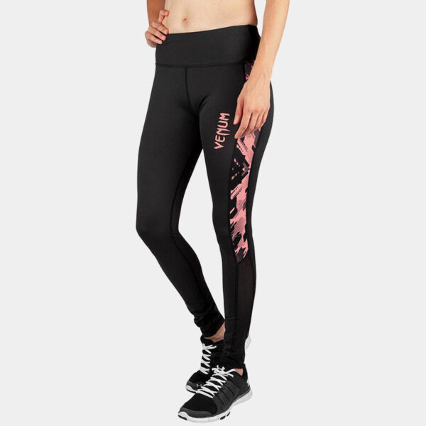 Calza Larga Deportiva Women - Venum Tecmo (Negro/Rosa)