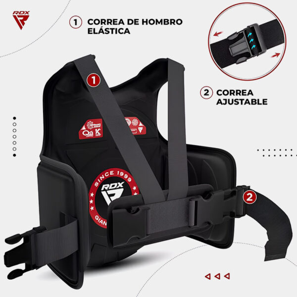 Chaleco Para Entrenadores - RDX Kara F6 (Negro/Rojo)