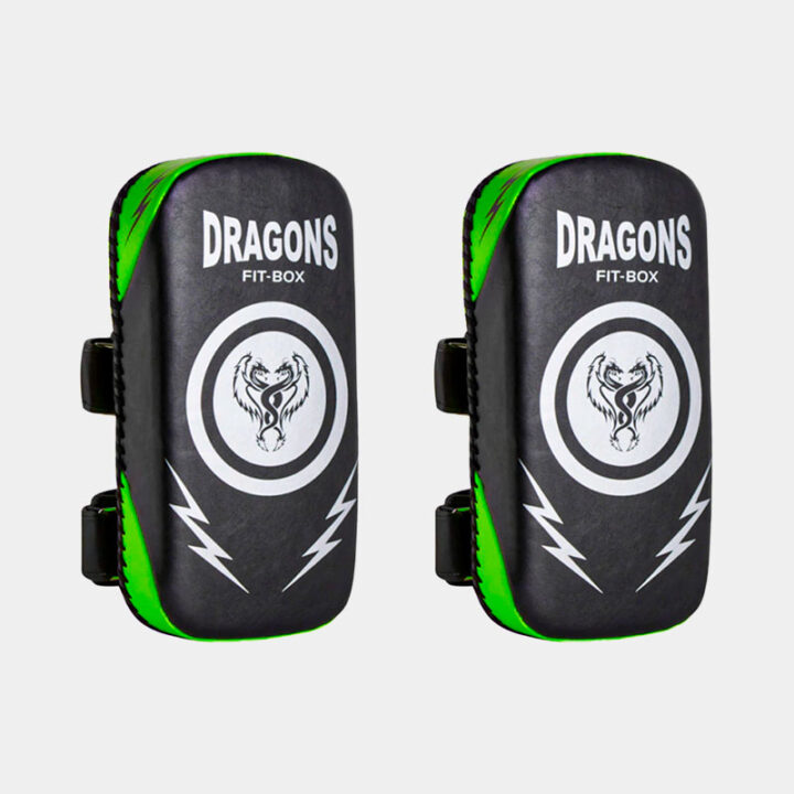 Escudo Pao - Dragons Fit-Box (Negro/Verde) | MMA Espartano