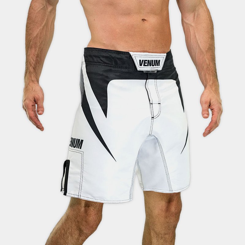 Fightshort - Venum Apex No Gi (Blanco/Negro)