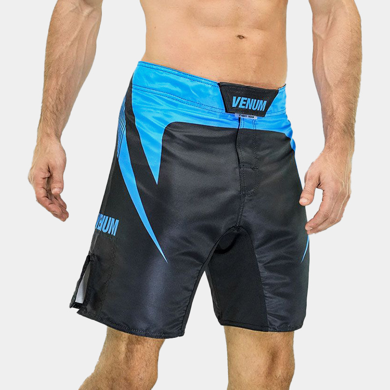 Fightshort - Venum Apex No Gi (Negro/Azul)