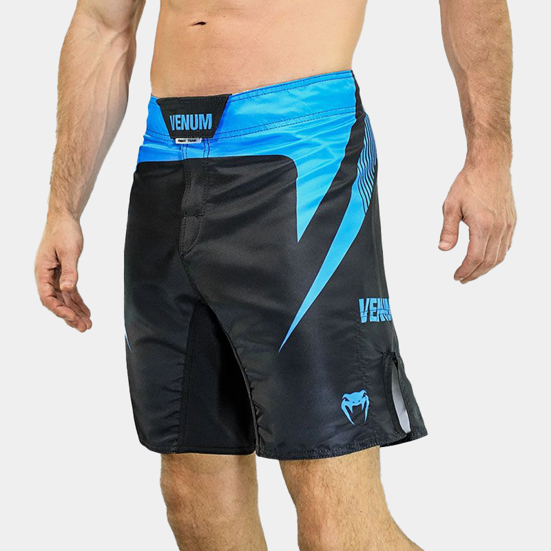 Fightshort - Venum Apex No Gi (Negro/Azul) - Imagen 2