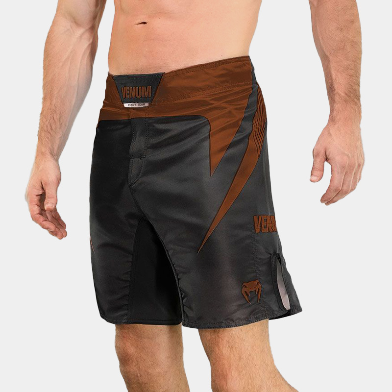 Fightshort - Venum Apex No Gi (Negro/Marrón) - Imagen 2