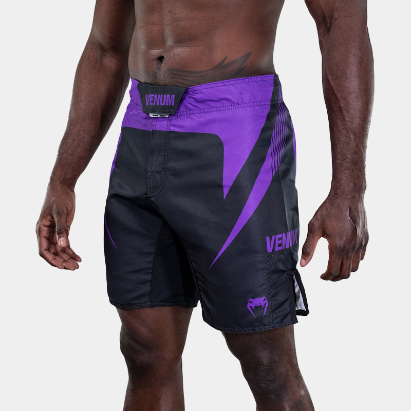 Fightshort - Venum Apex No Gi (Negro/Violeta)