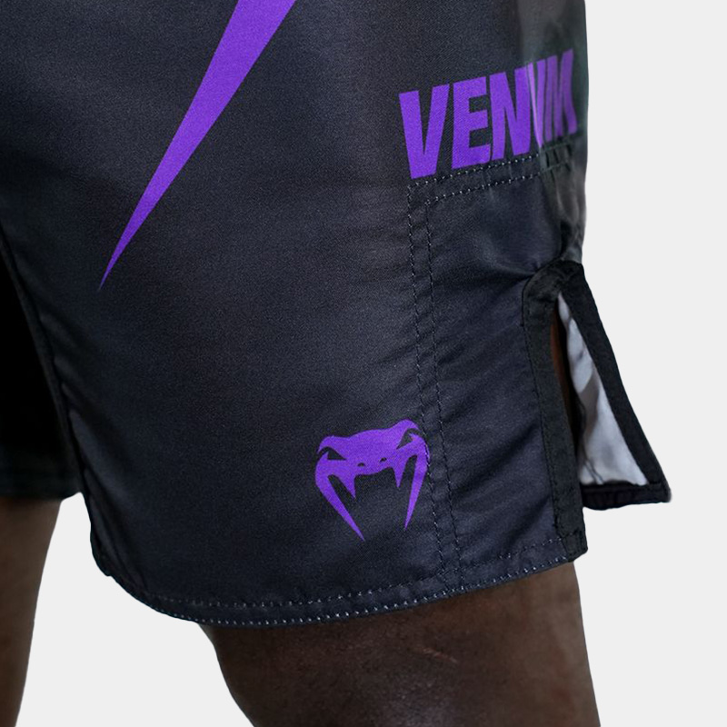 Fightshort - Venum Apex No Gi (Negro/Violeta) - Imagen 4
