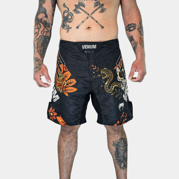 Fightshort - Venum Santa Muerte Nox Bellum (Negro)