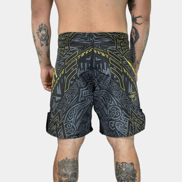 Fightshort - Venum Vikingo Nordik Chaos (Negro)