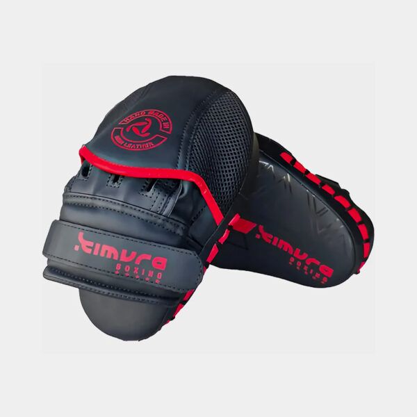 Focos Manoplas - Kimura Boxing Mitts (Negro/Rojo)