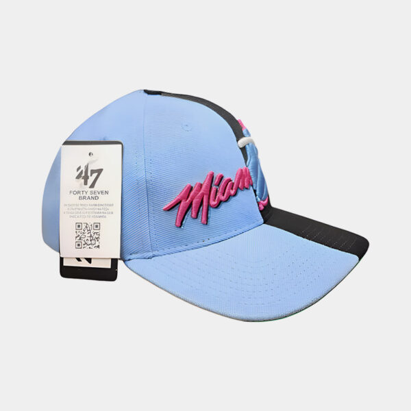 Gorra Deportiva Miami Heat - 47 Brand (Azul/Negro)