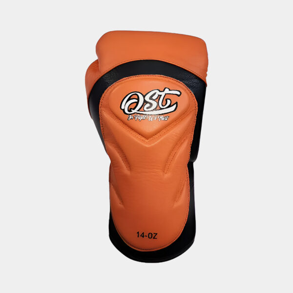 Guantes De Boxeo 100% Cuero Vacuno - Qst Special (Naranja)