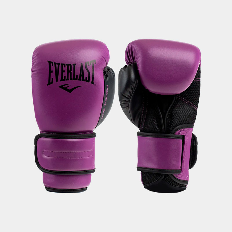 Guantes De Boxeo - Everlast Powerlock 2 (Violeta) | MMA Espartano