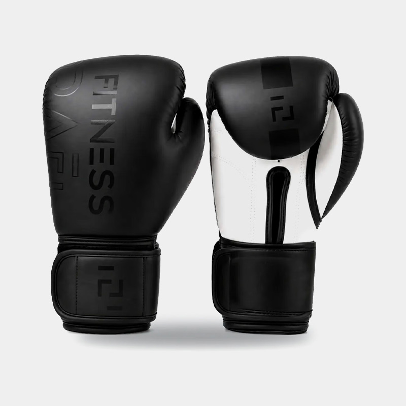 Guantes De Boxeo - Fibra Fitness Clásico (Negro)
