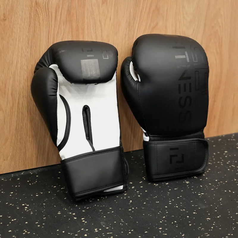 Guantes De Boxeo - Fibra Fitness Clásico (Negro)