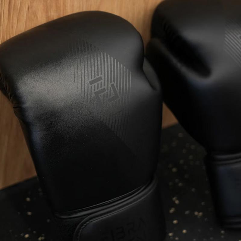 Guantes De Boxeo - Fibra Fitness Shadow (Negro)