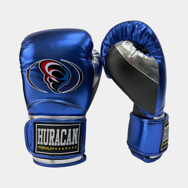 Guantes De Boxeo - Huracan Metalizado (Azul)
