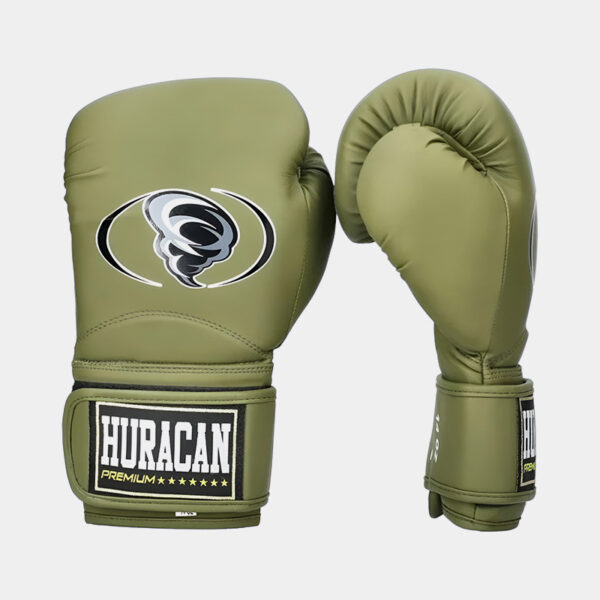 Guantes De Boxeo - Huracan Premium (Verde Oscuro)