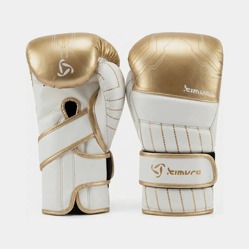 Guantes De Boxeo - Kimura Advanger 3.0 (Blanco/Dorado)