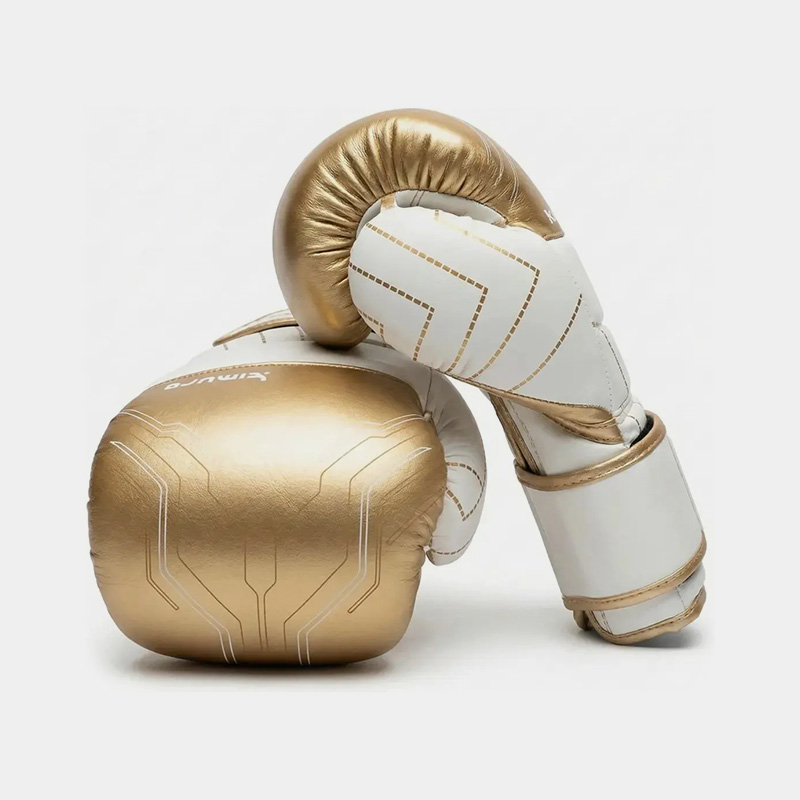 Guantes De Boxeo - Kimura Advanger 3.0 (Blanco/Dorado) - Imagen 3