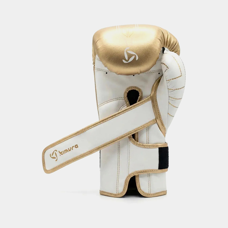 Guantes De Boxeo - Kimura Advanger 3.0 (Blanco/Dorado) - Imagen 4