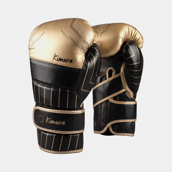 Guantes De Boxeo - Kimura Advanger 3.0 (Negro/Dorado)