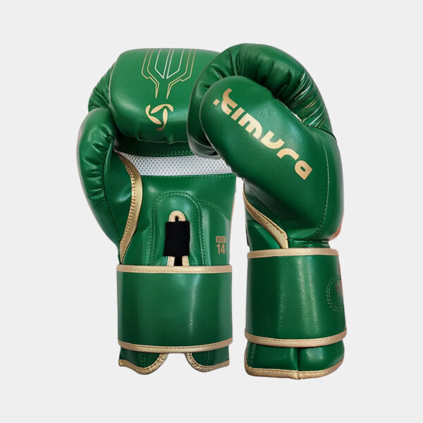 Guantes De Boxeo - Kimura (Verde/Dorado)