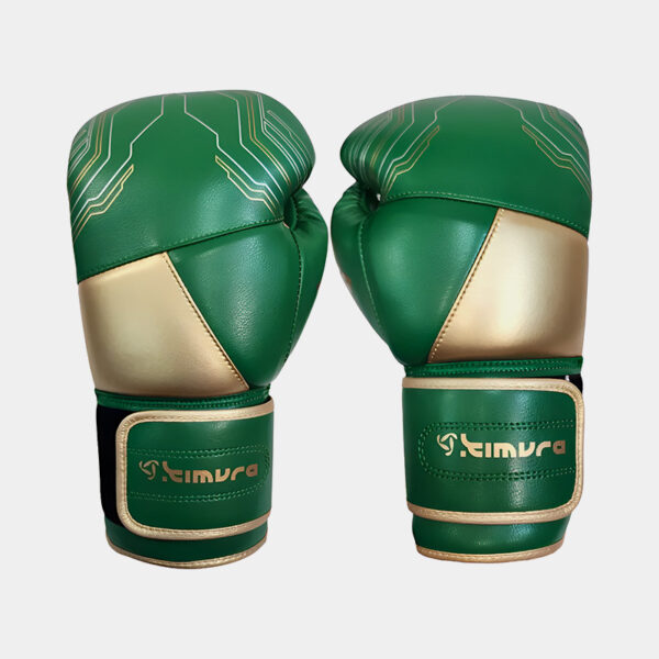 Guantes De Boxeo - Kimura (Verde/Dorado)