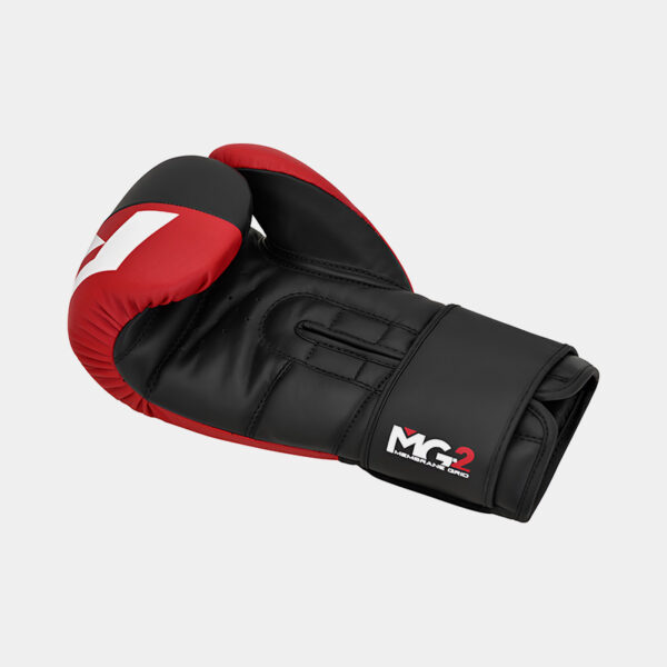 Guantes De Boxeo Profesionales - RDX F4 Ultimate Grip (Negro/Rojo)