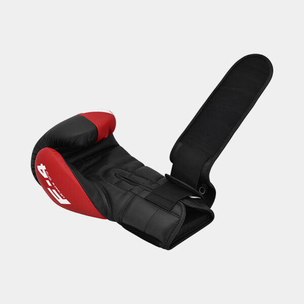 Guantes De Boxeo Profesionales - RDX F4 Ultimate Grip (Negro/Rojo)