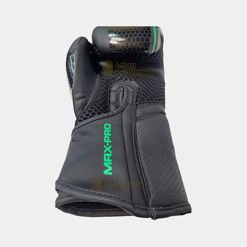 Guantes De Boxeo - Proyec Max Pro Performance Gear (Negro/Verde) - Imagen 5