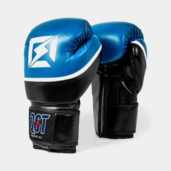 Guantes De Boxeo - QST (Negro/Azul)