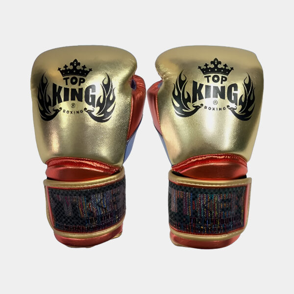 Guantes De Boxeo - Top King Elite (Dorado/Naranja)