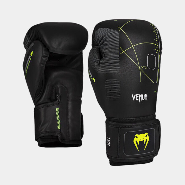 Guantes De Boxeo Venum Camp 4.0 (Negro/Verde Neon)