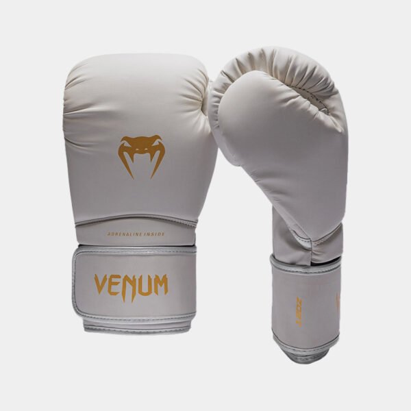 Guantes De Boxeo - Venum Contender 1.5 (Marfil/Dorado)