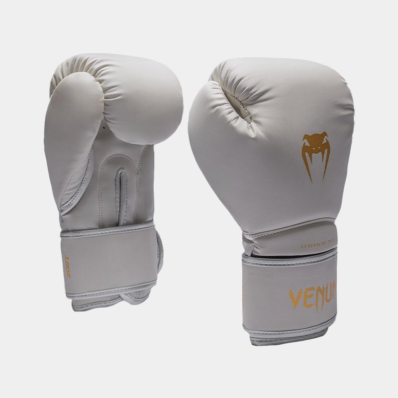 Guantes De Boxeo - Venum Contender 1.5 (Marfil/Dorado)
