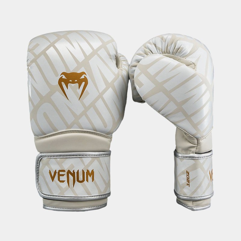 Guantes De Boxeo - Venum Contender 1.5 XT (Beige/Dorado)