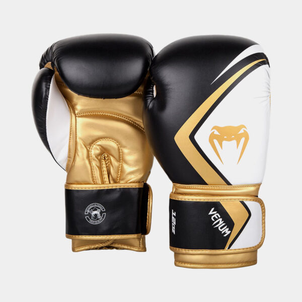 Guantes De Boxeo - Venum Contender 2.0 (Negro/Dorado)