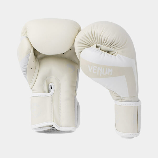 Guantes De Boxeo - Venum Elite (Blanco/Marfil)